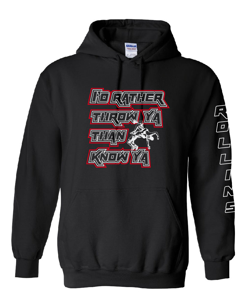 Throw Ya PERSONALIZED Adult Hoodie