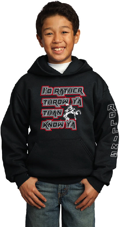 Throw Ya PERSONALIZED Youth Hoodie