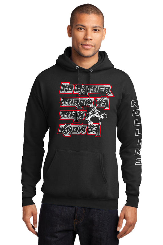 Throw Ya PERSONALIZED Adult Hoodie