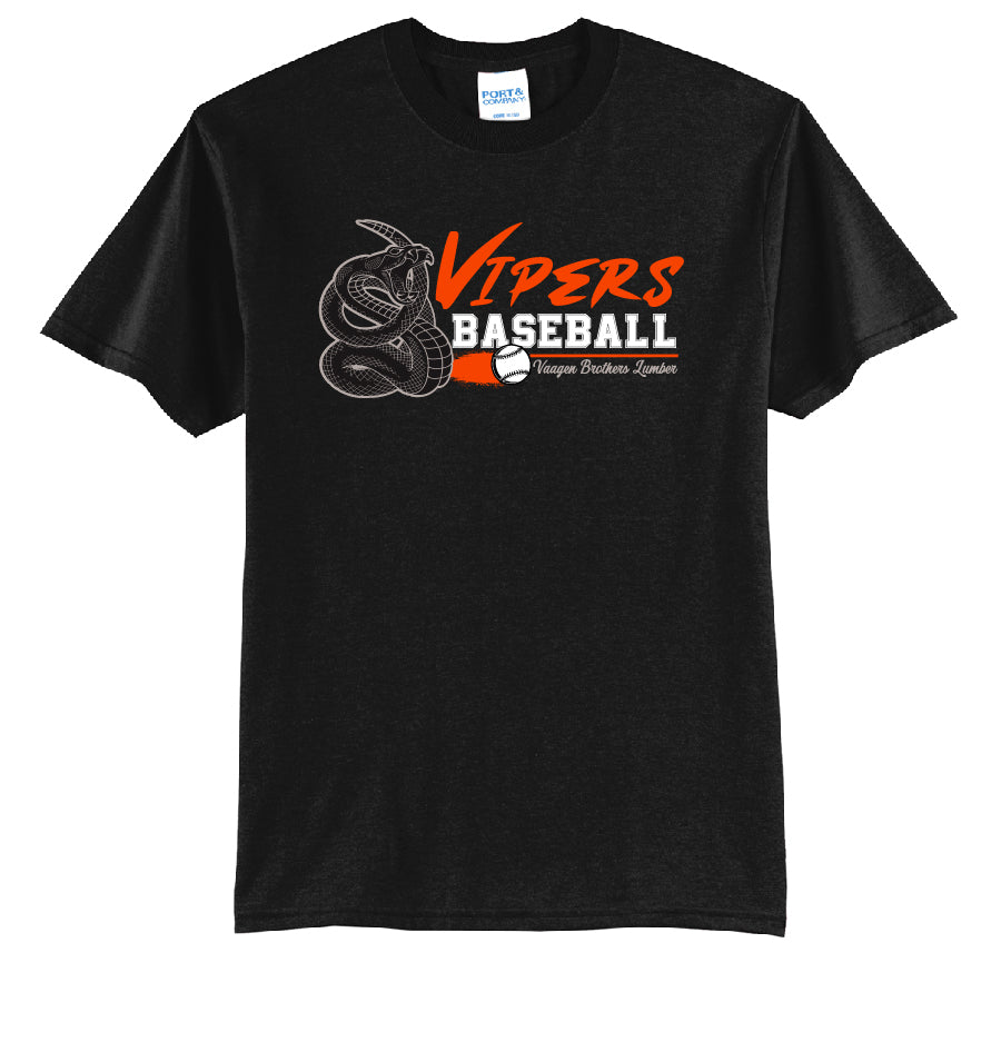Vipers Baseball Youth or Adult T-Shirt