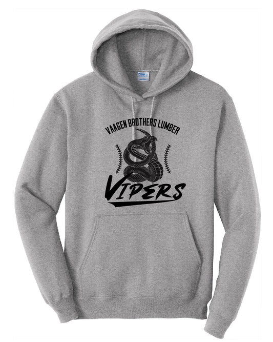 Vipers Baseball Seam Youth Hoodie