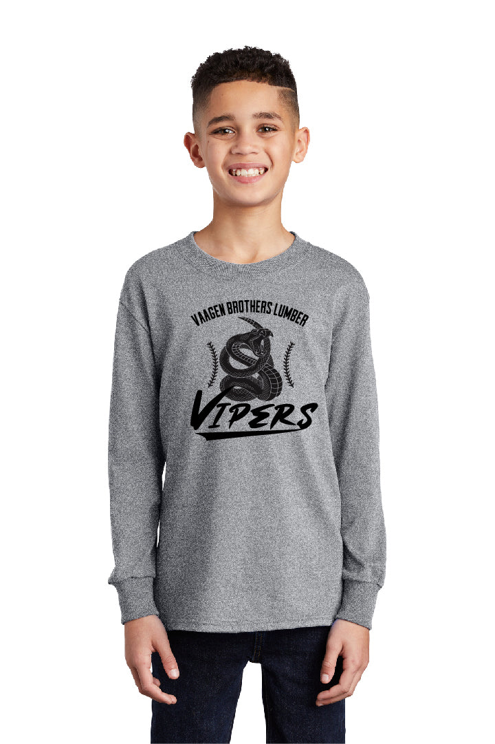 Vipers Baseball Seams Youth Long Sleeve