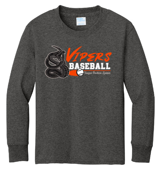 Vipers Baseball Adult Long Sleeve