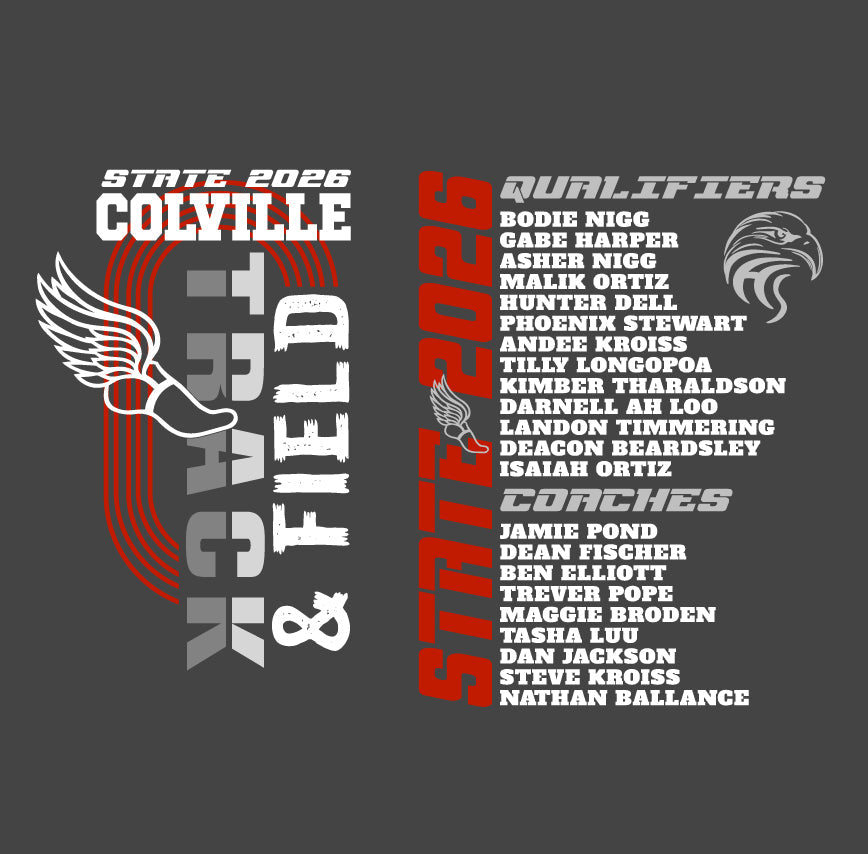 Colville Track&Field State Bound