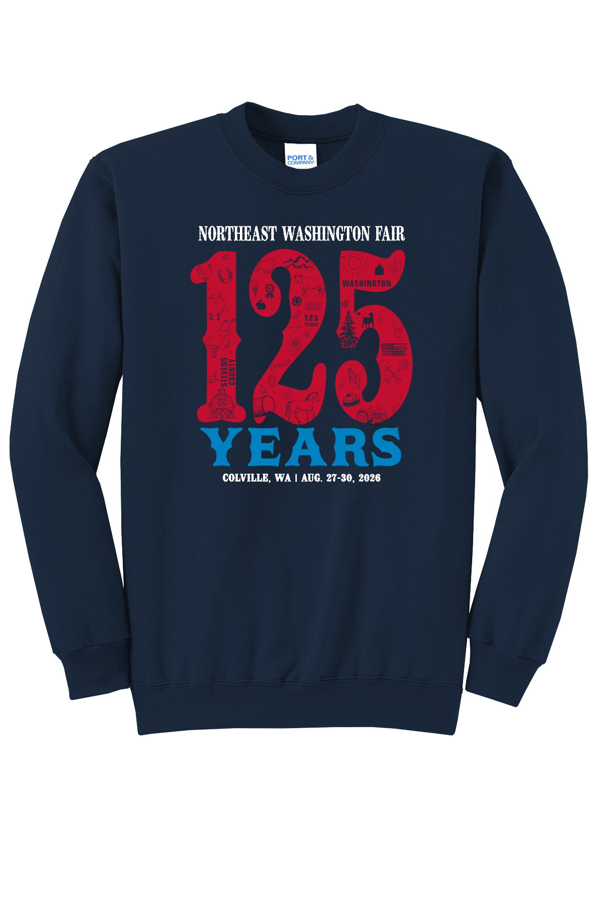 26' NEWA Fair 125 Years Crewneck Sweatshirt