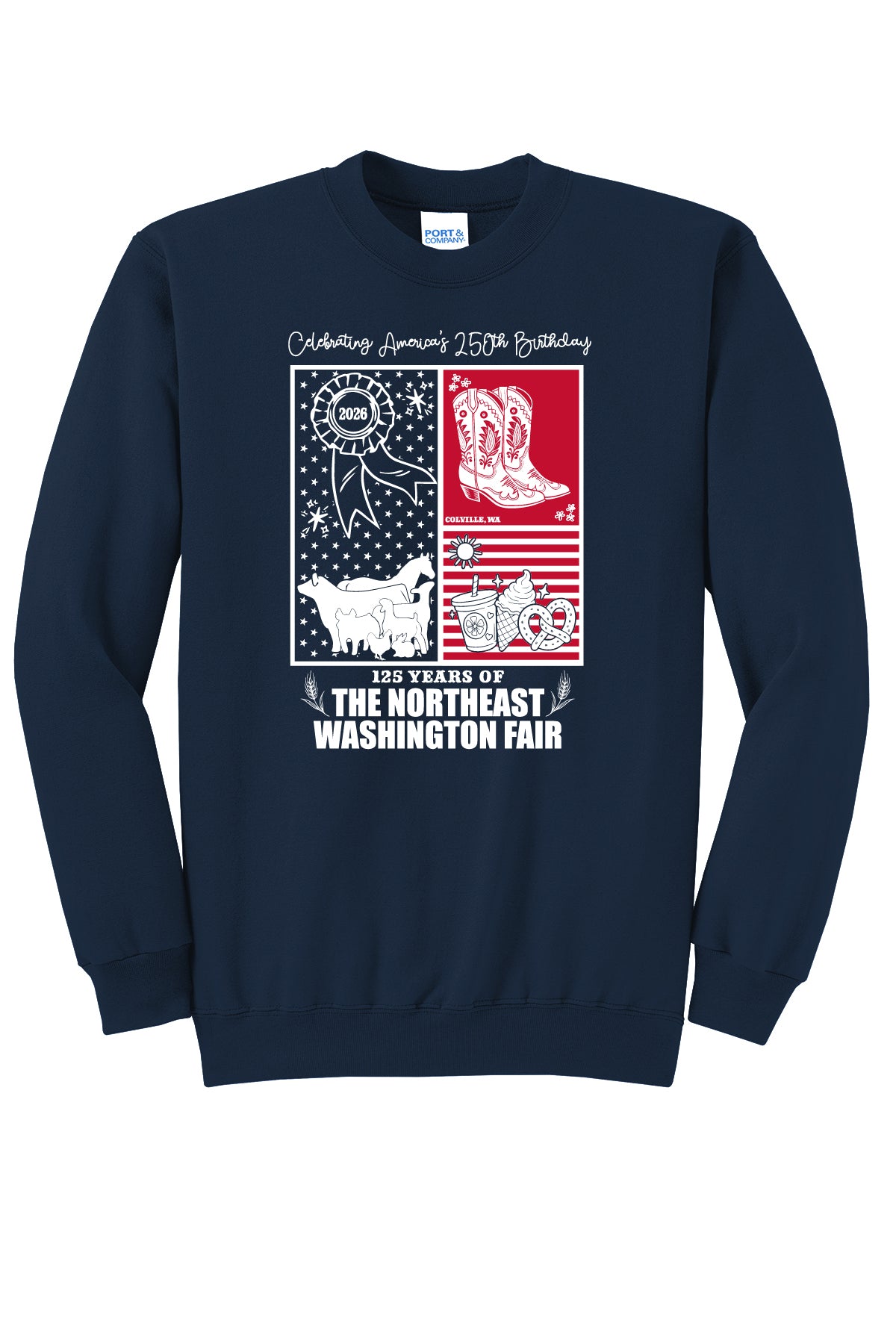 26' NEWA Fair Boots Crewneck Sweatshirt