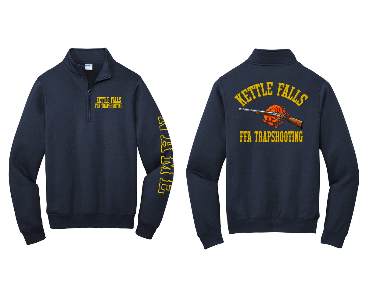 KF FFA Trap 1/4 Zip PERSONALIZED