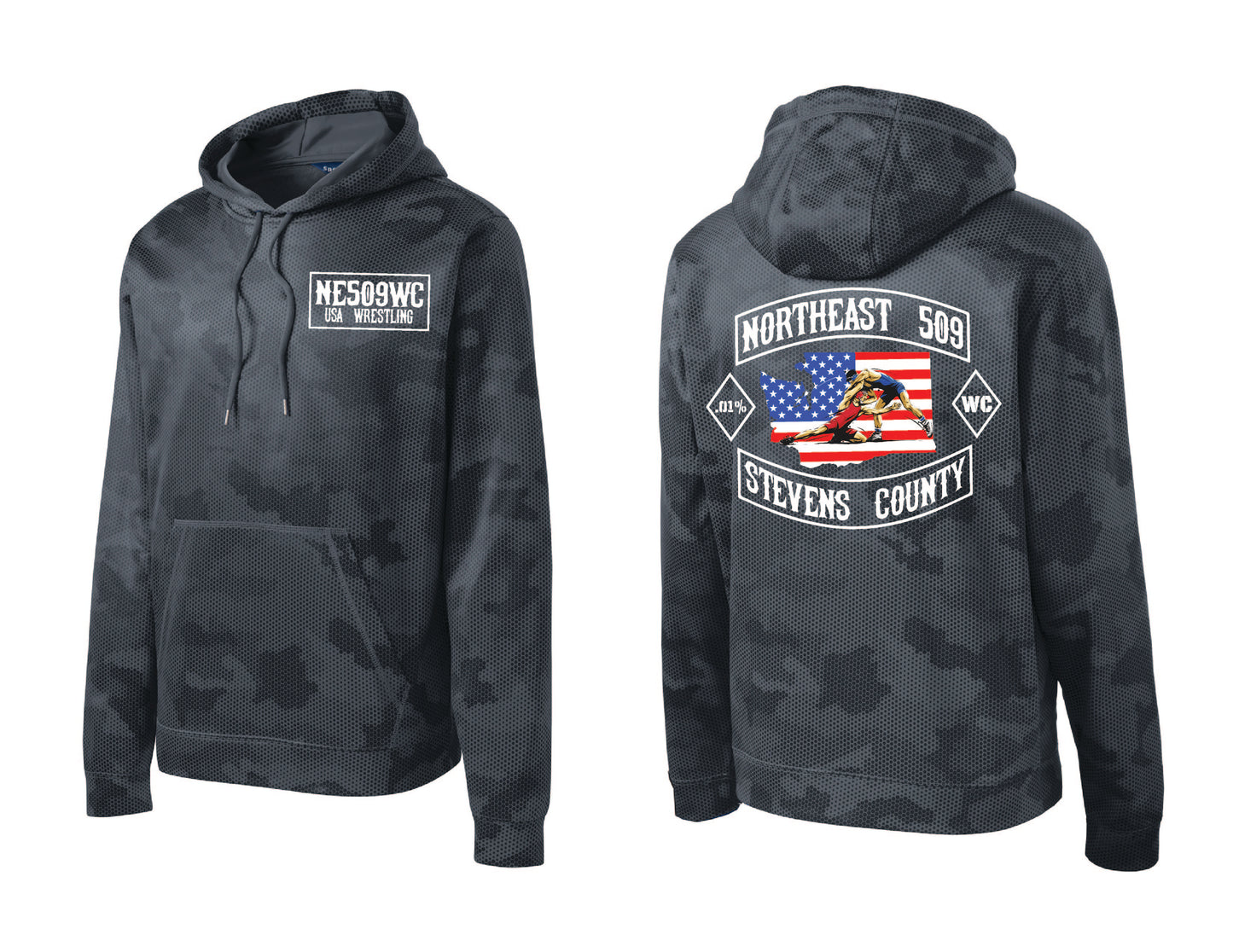 509 Sport Tek Camo Hoodie