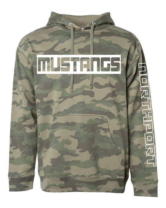 Forest Camo NP Mustangs Hoodie