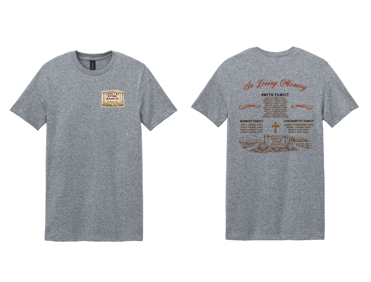 Smith Family Youth or Adult T-shirts