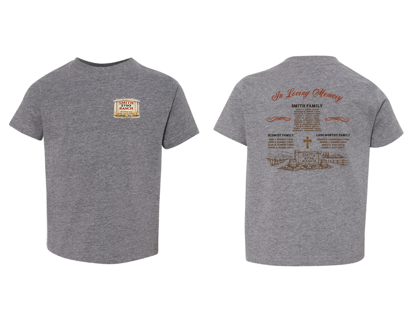 Smith Family Toddler T-shirts