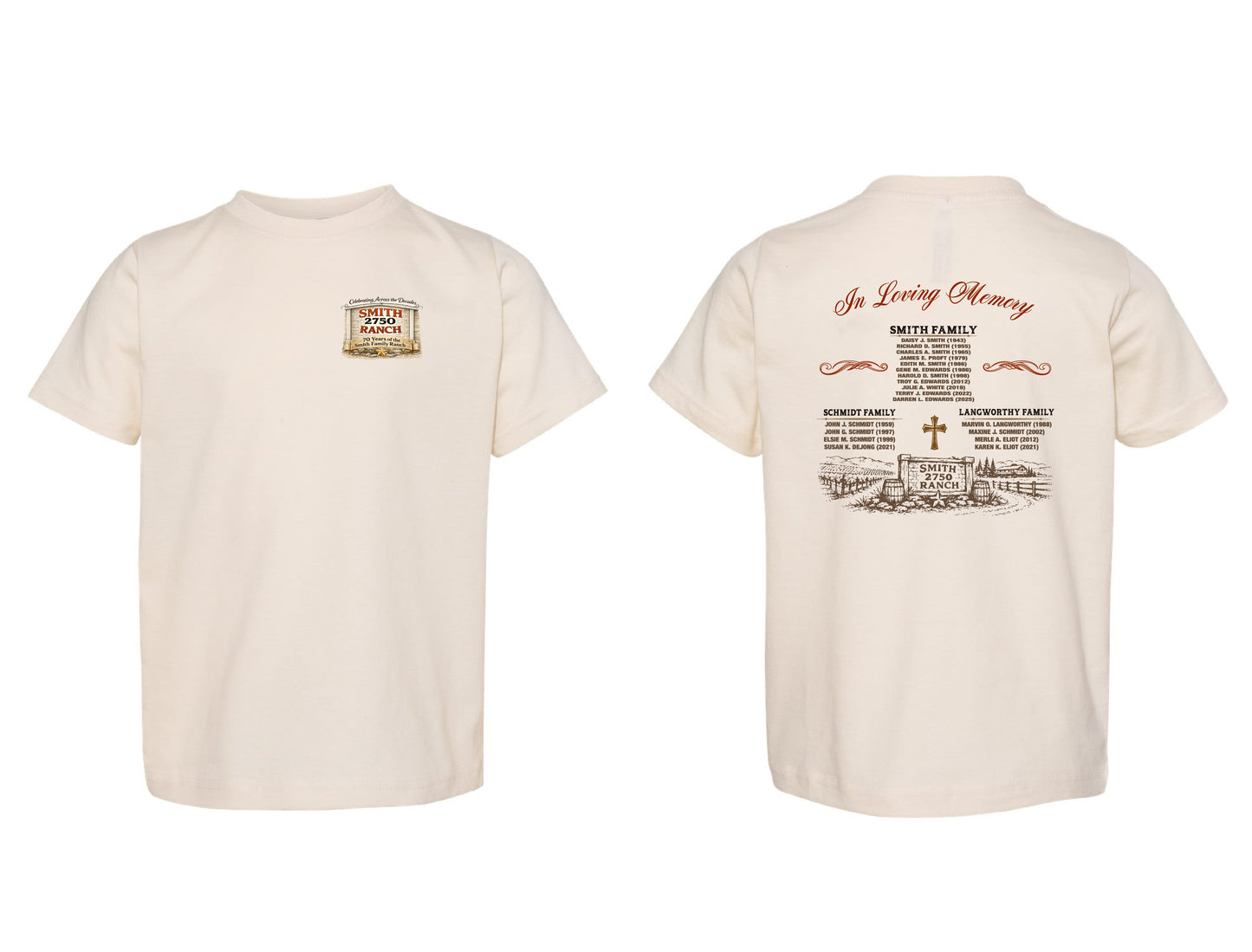 Smith Family Toddler T-shirts