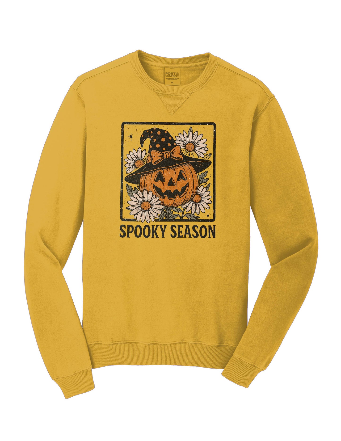 Beach Wash Spooky Pumpkin Crewneck