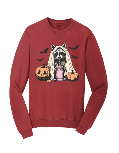 Beach Wash Raccoon Crewneck