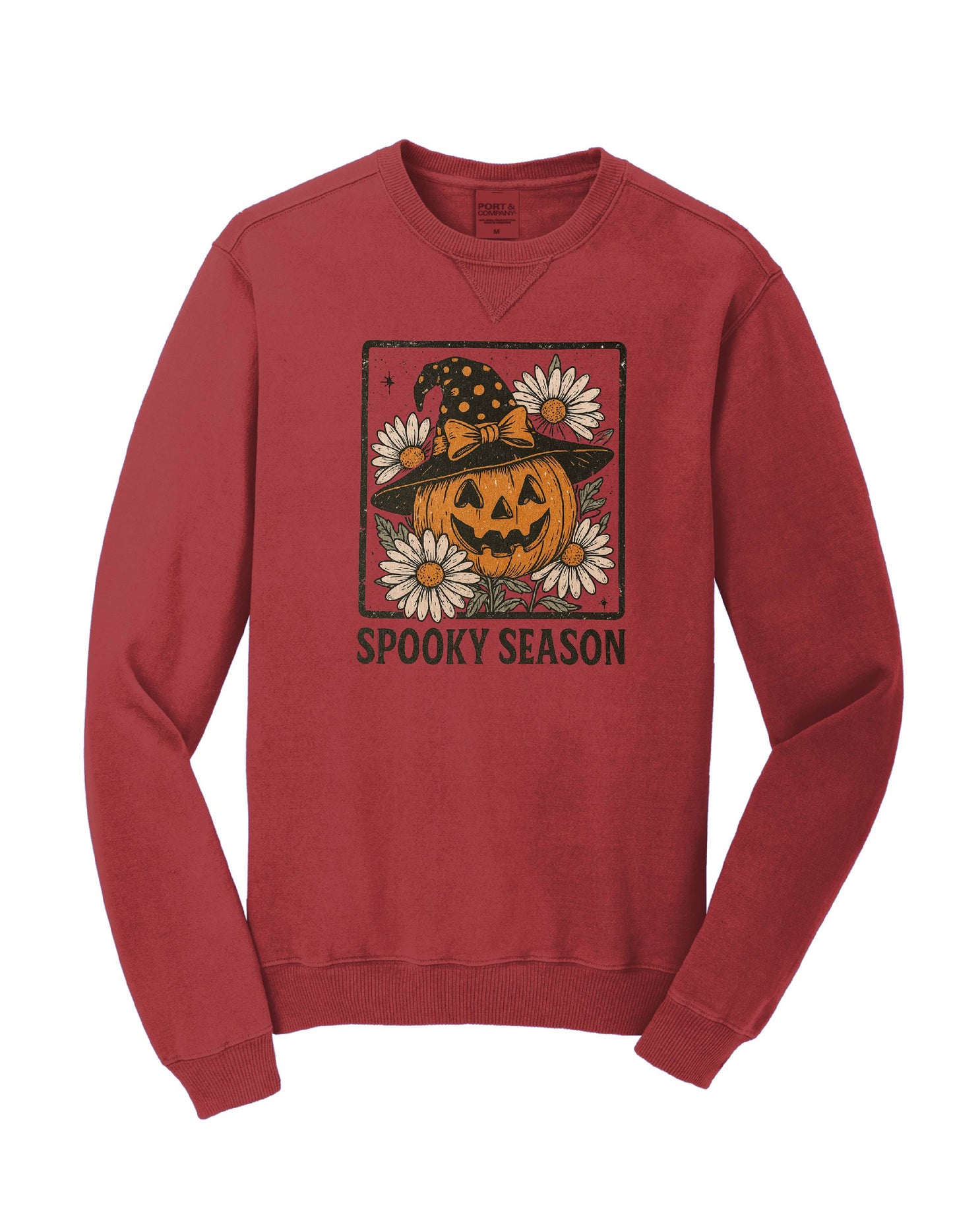 Beach Wash Spooky Pumpkin Crewneck