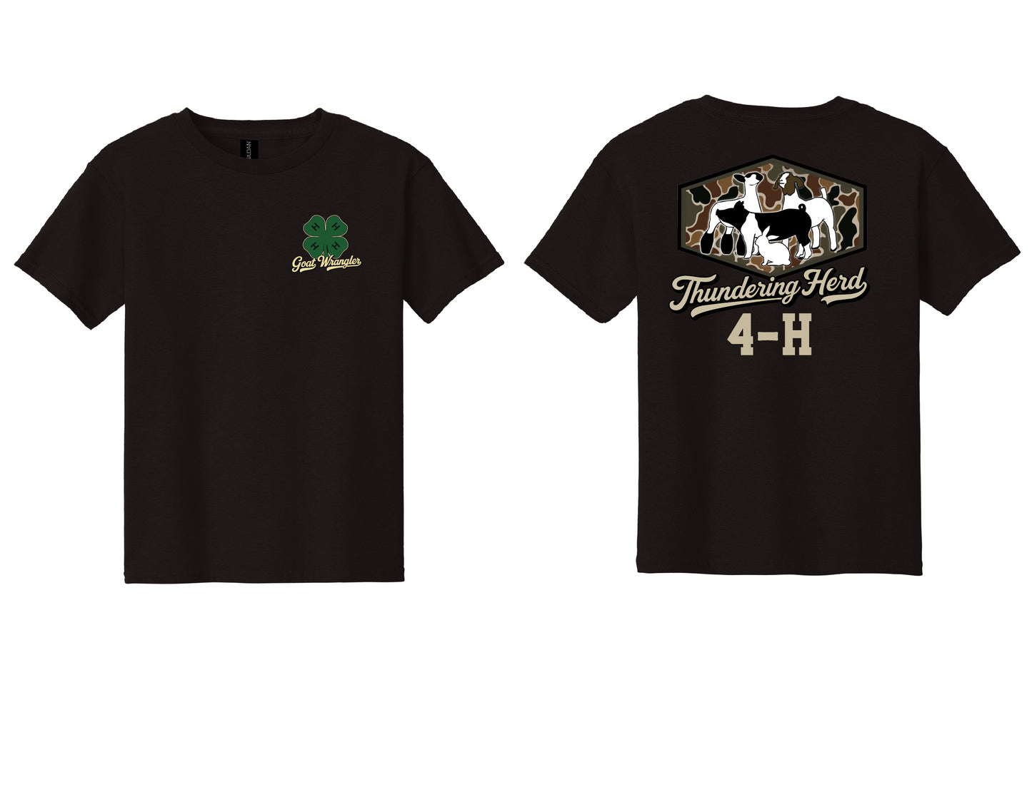Thundering Herd Youth or Adult Brown T-shirt