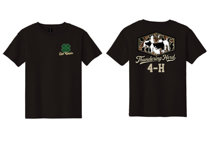 Thundering Herd Youth or Adult Brown T-shirt