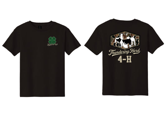 Thundering Herd Youth or Adult Brown T-shirt