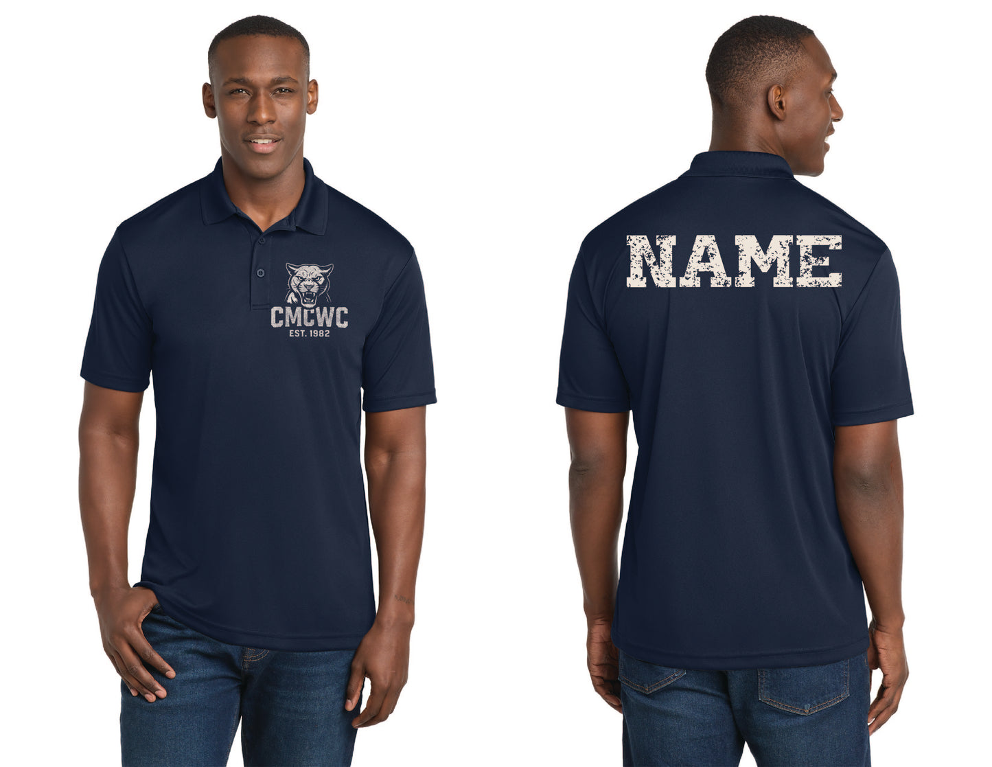 CMCWC Adult Polo T-Shirt PERSONALIZED