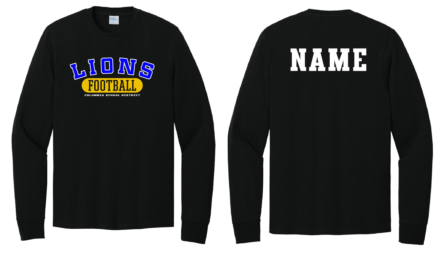 CSD Football Long Sleeve PERSONALIZED
