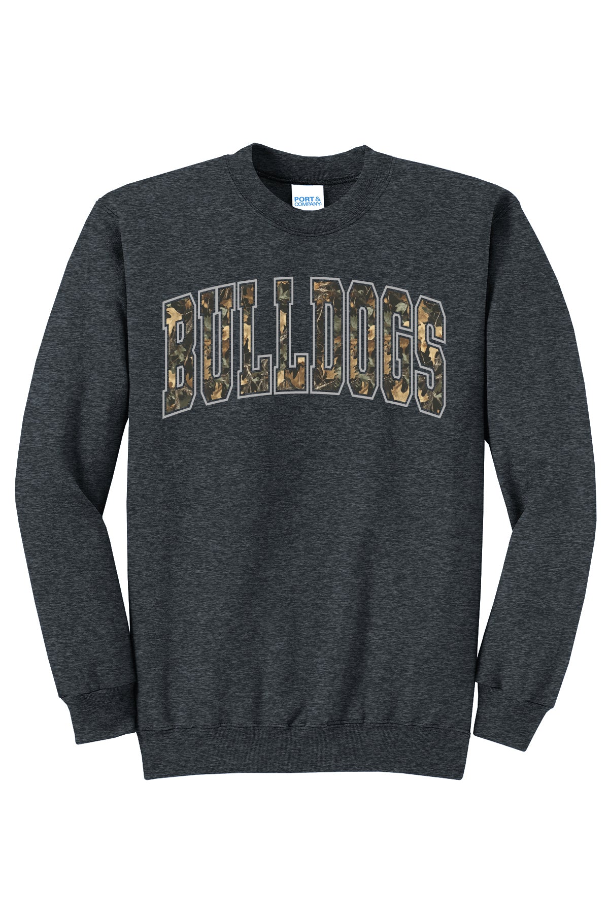 Bulldogs Camo Crewneck