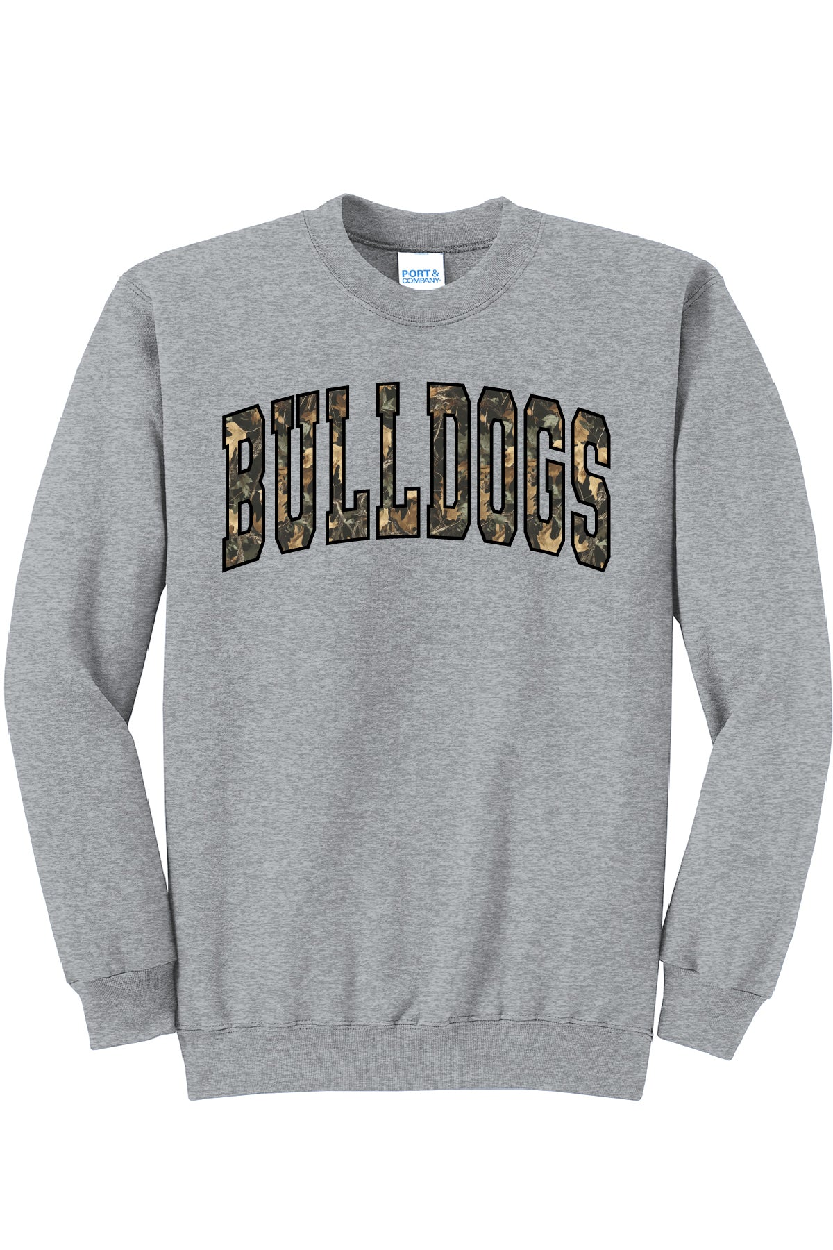 Bulldogs Camo Crewneck