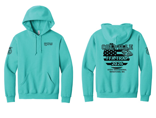 Teal FFA State Trap Hoodie
