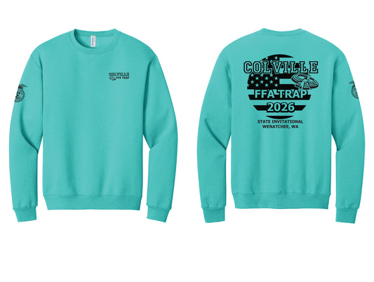 Teal FFA State Trap Crewneck