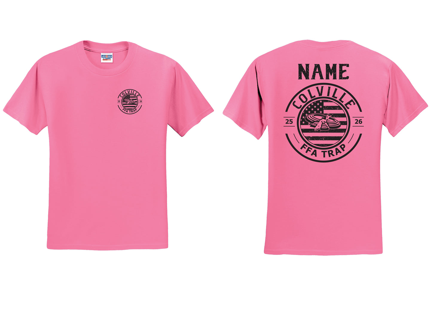 Pink FFA Trap T-Shirt PERSONALIZED