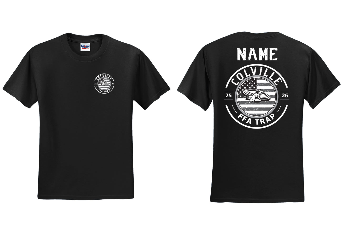 Black FFA Trap T-Shirt PERSONALIZED