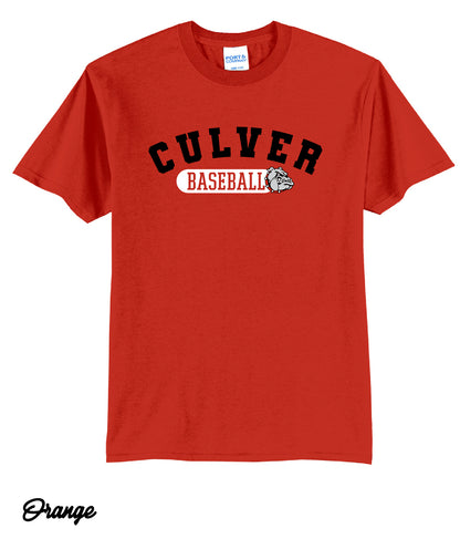 Culver Baseball V2 Youth or Adult T-Shirt