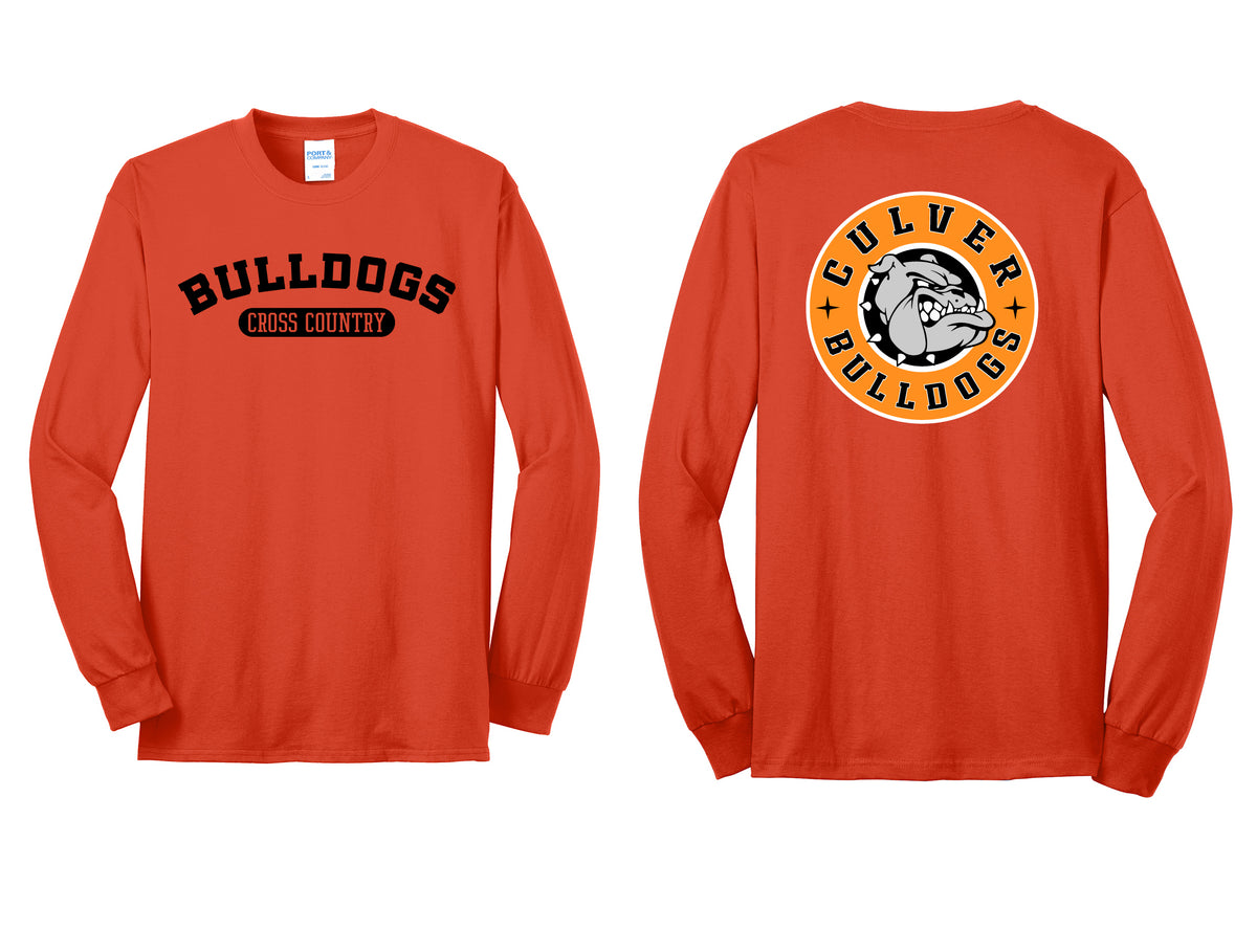 Bulldog Cross Country Youth or Adult Long Sleeve