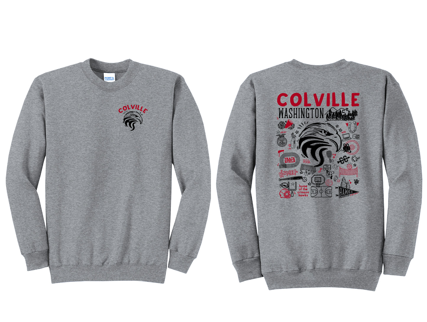CHS Doodle Crewneck