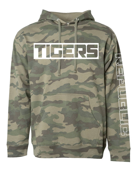 Forest Camo Tigers Hoodie