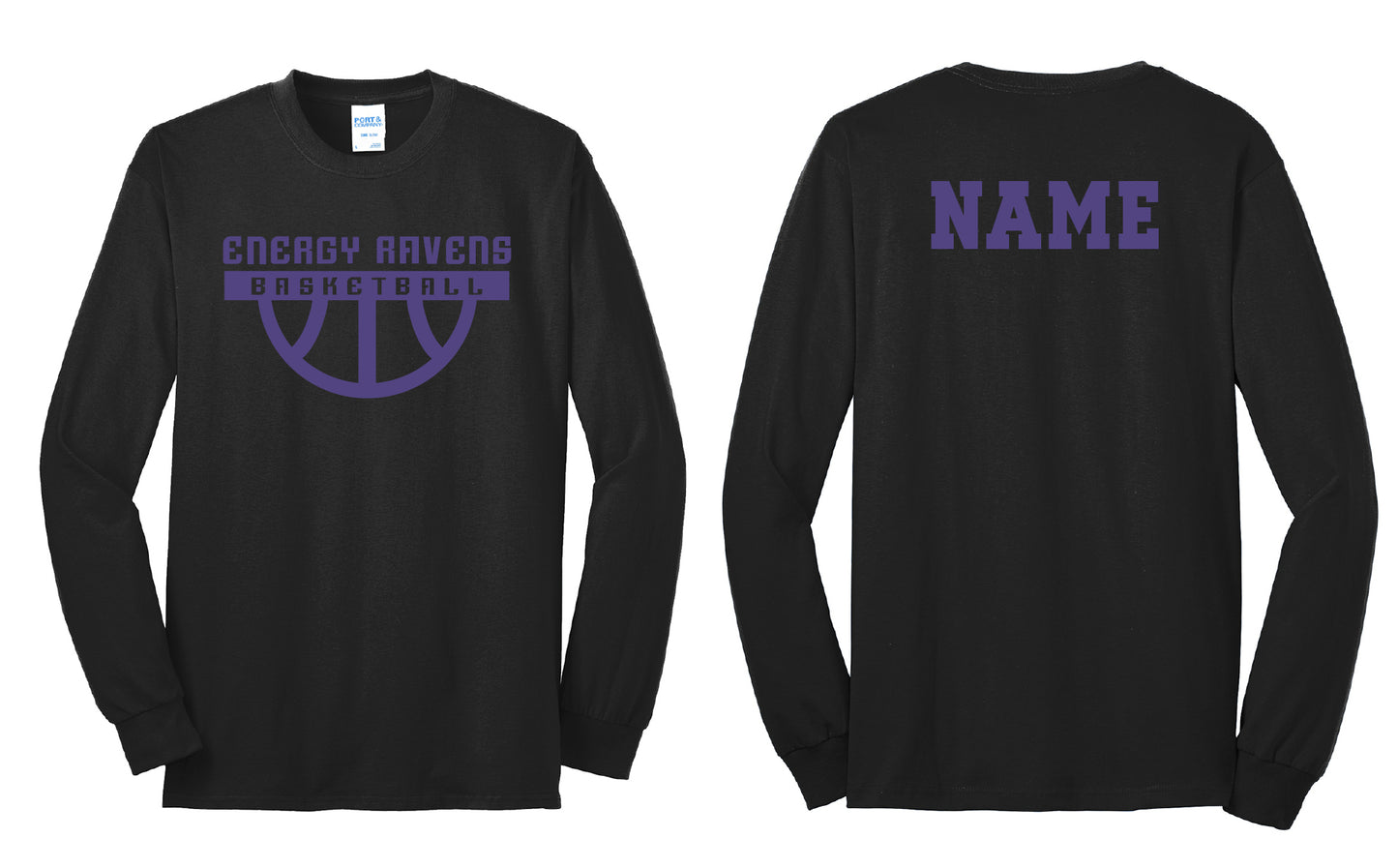 Energy Ravens Basketball Long Sleeve