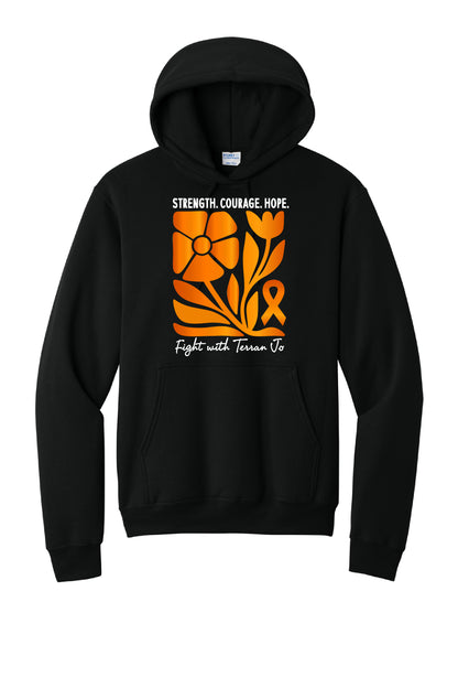 Fight With Terran Floral Hoodie