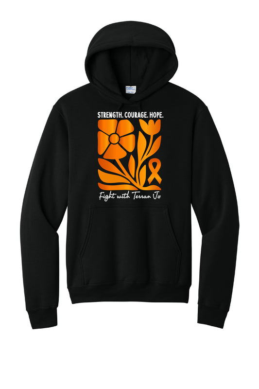 Fight With Terran Floral Hoodie