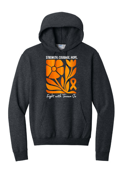 Fight With Terran Floral Hoodie