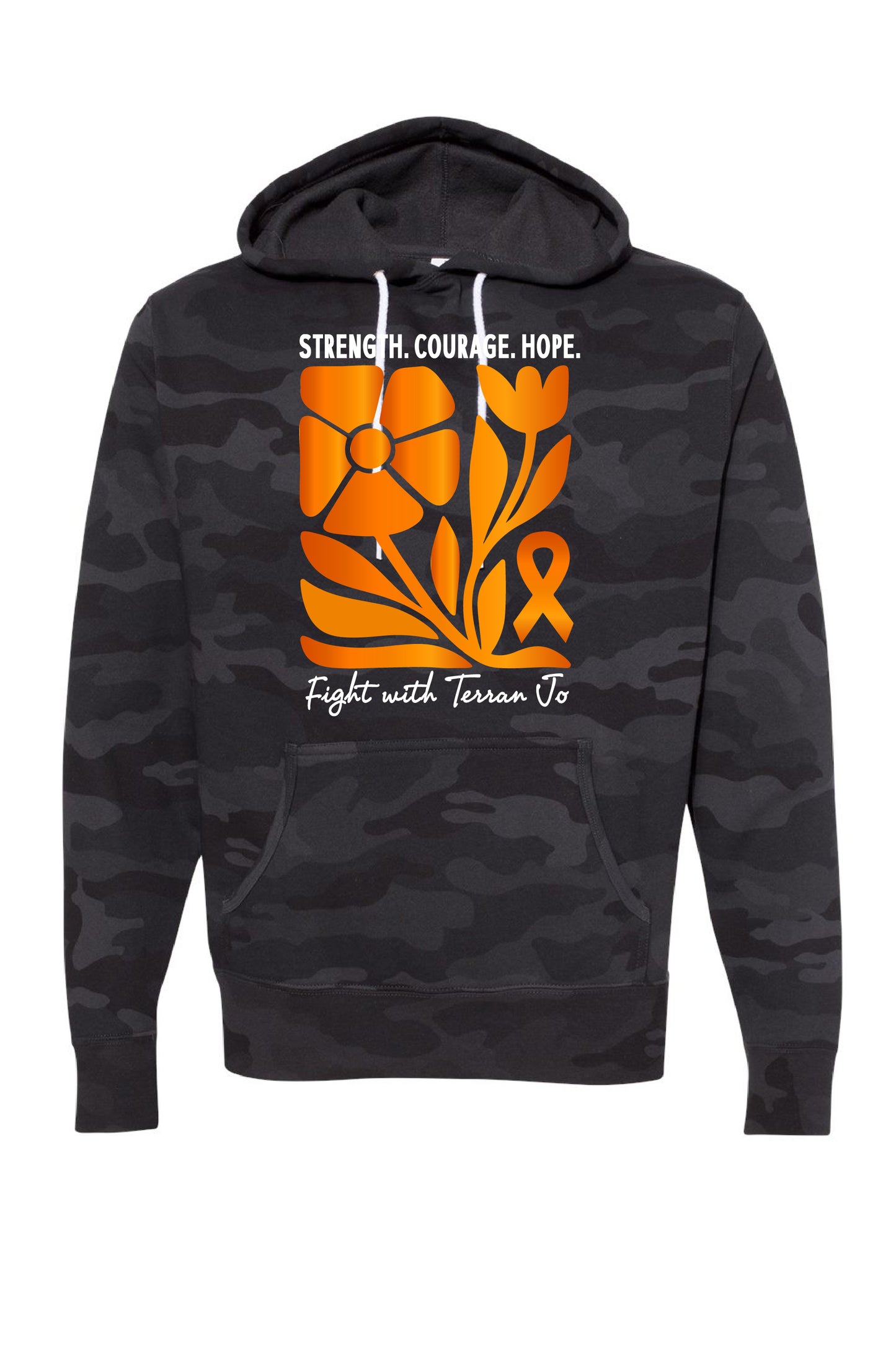 Fight With Terran Floral Camo Hoodie