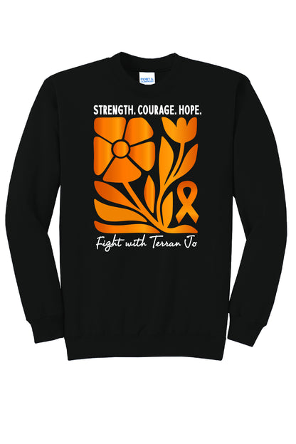 Fight With Terran Floral Crewneck