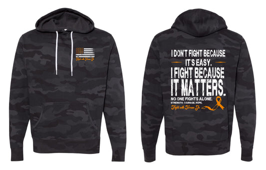 Fight With Terran Flag Camo Hoodie