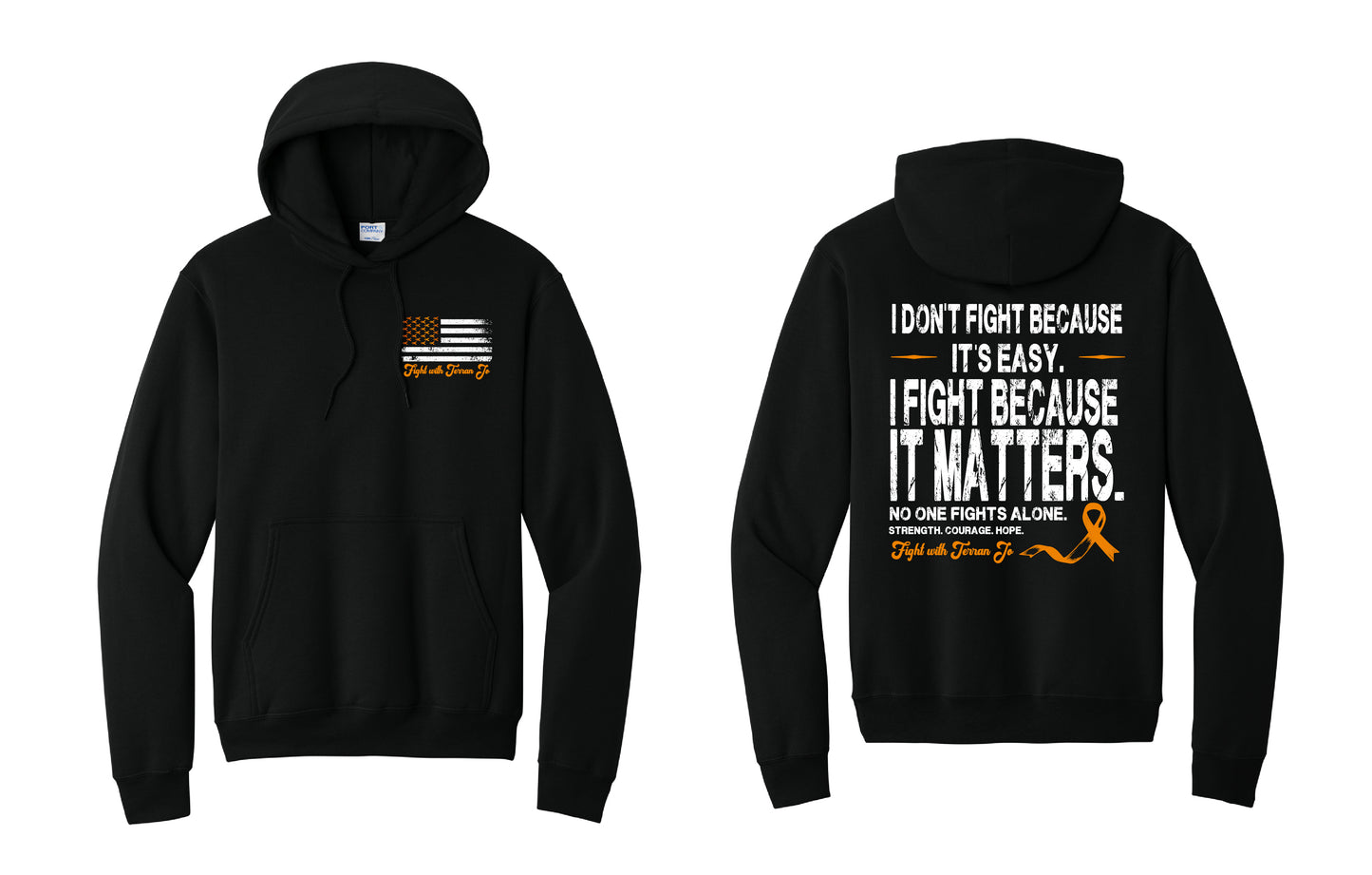 Fight With Terran Flag Hoodie