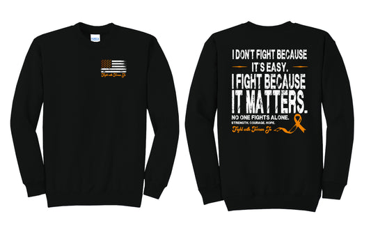 Fight With Terran Flag Crewneck