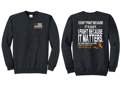 Fight With Terran Flag Crewneck