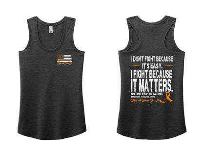 Fight With Terran Flag Racerback Tank Top