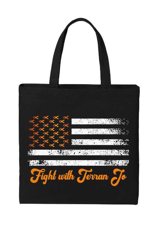 Fight With Terran Flag Tote (Small)