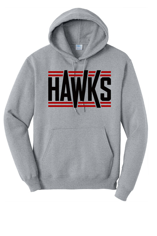 Hawks Stripe Hoodie