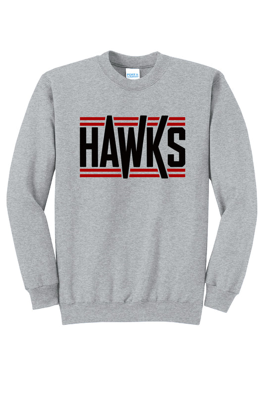 Hawks Stripe Crew