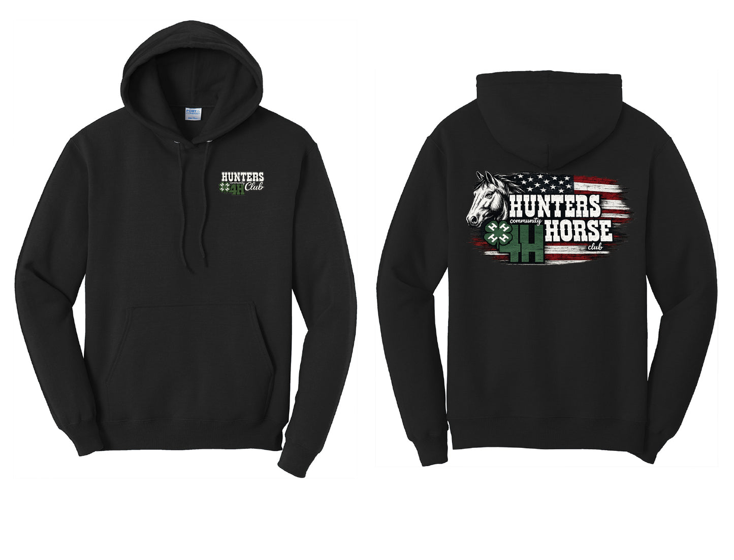 Hunters 4H Horse Youth or Adult Hoodie