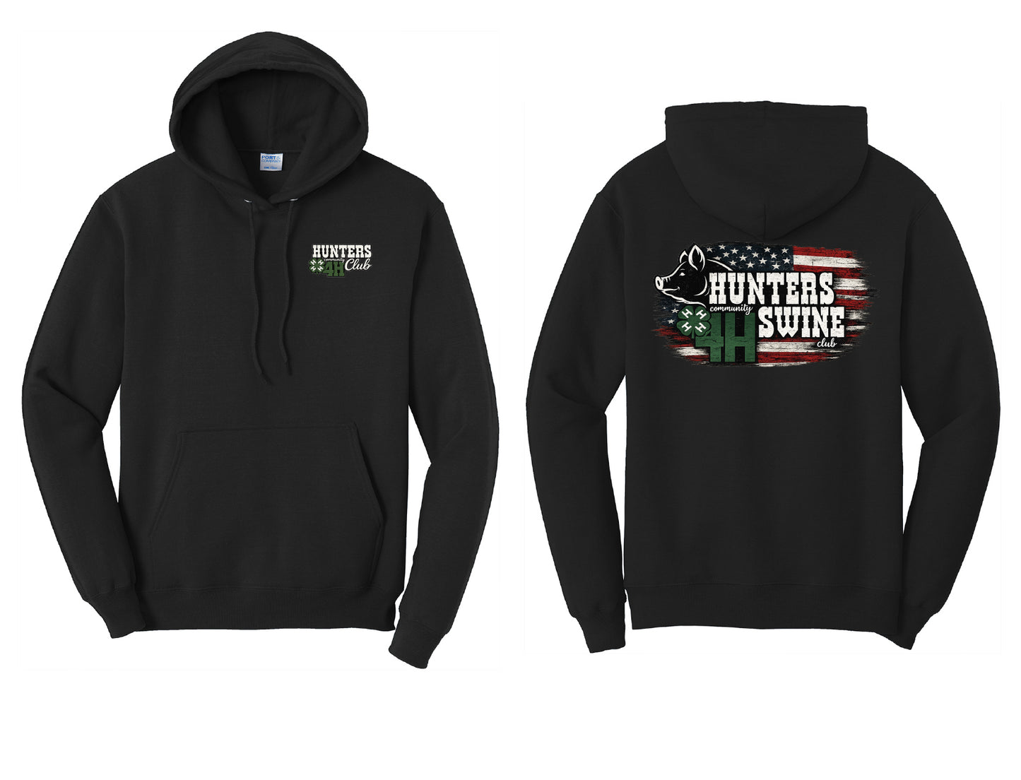 Hunters 4H Swine Youth or Adult Hoodie